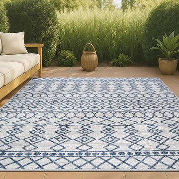 Kafel Tribal Bohemian Indoor/outdoor Area Rug